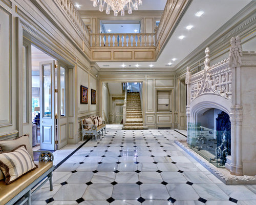 Entrance Design Ideas, Renovations & Photos with Marble ...