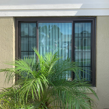 DuraShield V 2-lite and 3-lite sliders, Installed