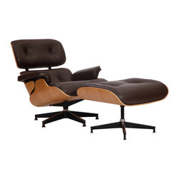 Premium Version Leather Eames Lounge Chair & Ottoman - Products