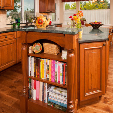 Open Bookshelf Island Endcap