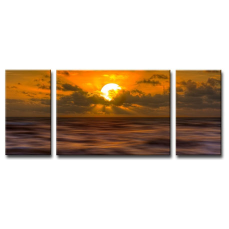 Ready2HangArt 'Magnetized Splendor' Oversized 3-Piece Canvas Wall Decor, 30"x72"