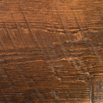 Barnwood Style Timber Peg Swivel Stool, Early American, Bar Height