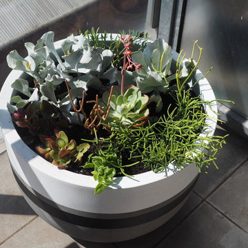 Hot city balcony