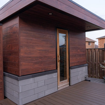 2024 Project Gallery- Kitchen and Outdoor Sauna