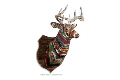 Deer Wall Sculpture by Dolan Geiman, Great Plains Collection: Deer