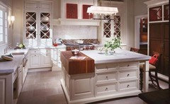 full overlay cabinets mixed with partial