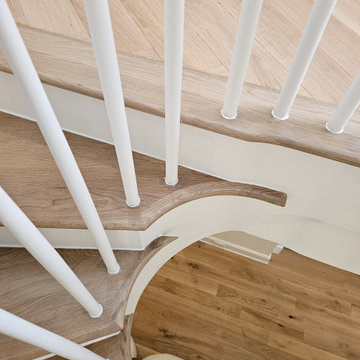 Project #131 | Three-Story Elliptical Staircase in Historic Home