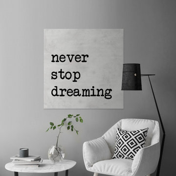 "Never Stop Dreaming IV" Painting Print on Wrapped Canvas