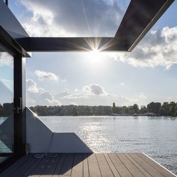Terrasse Herz Ahoi - Hausboot - Berlin - Terrassendielen