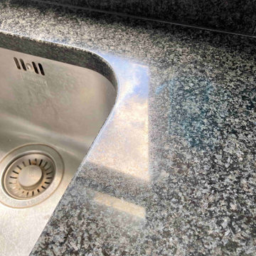 Removing Limescale from Granite Worktops in a Folkestone Kitchen