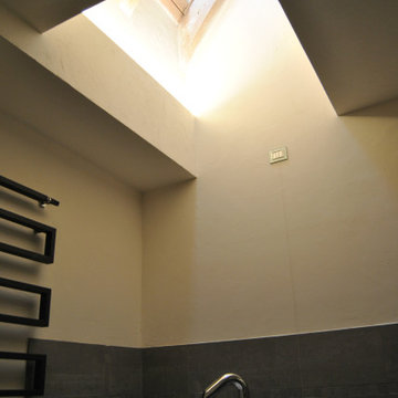 Vista del bagno padronale rinnovato.