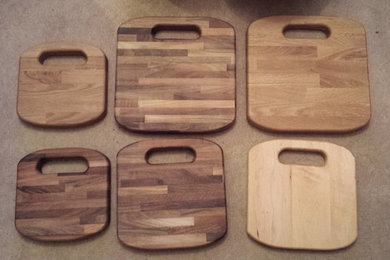 Reclaimed timber chopping boards