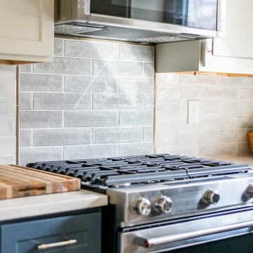 Transitional Kitchen Remodel With a New Bench Seating Area