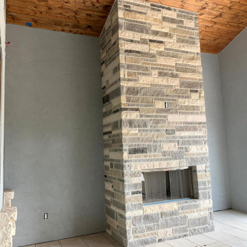 Fireplace/Mailbox/Firepit
