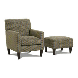 Willett Chair and Ottoman - Armchairs And Accent Chairs