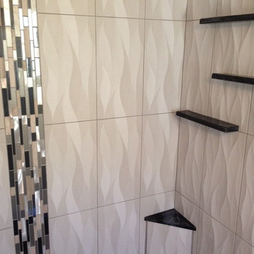 Custom Wavy Texture Shower