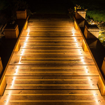 Lighting Projects by Barnes Walker Ltd, Landscape Architects, Manchester