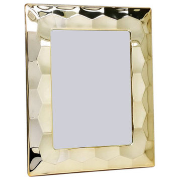 Elegance Gold Finish 5"x7" Prism Frame