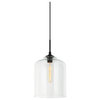 Matteo Lighting Traditional Pendant, Clear Glass