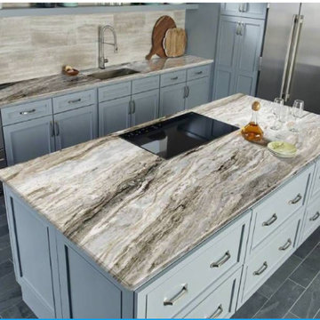 Custom Cabinet & Marble