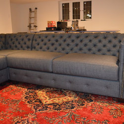 Sectional Sofa Tufted Back - Products