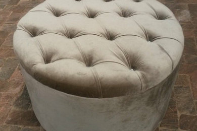 Elegant Round Ottoman