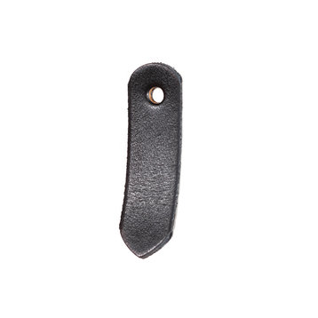 Leather Tab Pull, The St. Johns, Black, No Hardware