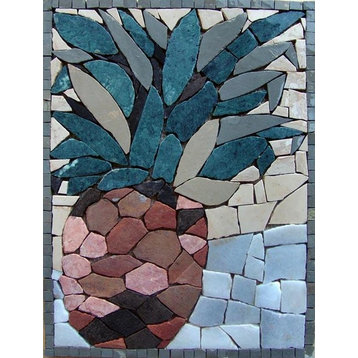 Mosaic Kitchen Backsplash, Ananas, 18"x24"