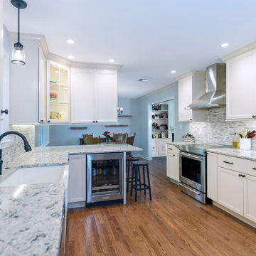 A Free Flowing Kitchen for a Busy Young Family