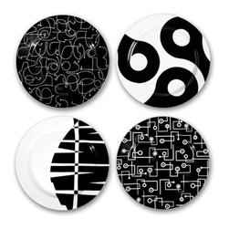 In The Mix Salad Plate Set by notNeutral - Salad And Dessert Plates