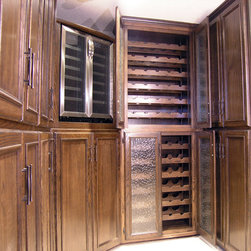 Custom Built Wine Cellar and Cabinets - Wine And Bar Cabinets