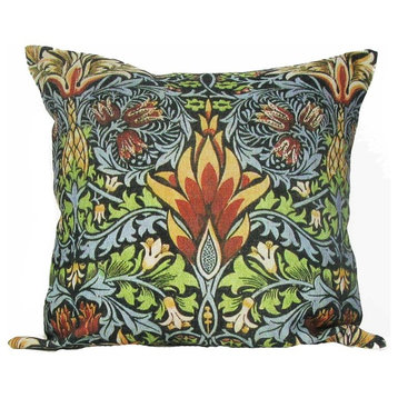 William Morris Pineapple Throw Pillow Without Insert, 18x18