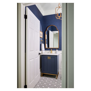 POWDER ROOM - Transitional - Powder Room - Newark - by Sheila Rich ...