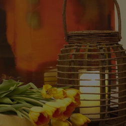 Wood Acre Lantern - Candleholders