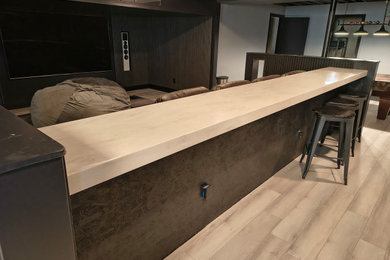 Trendy home theater photo in Other