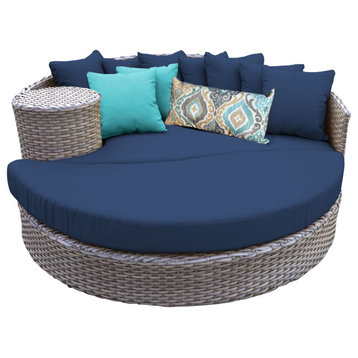Oasis Circular Sun Bed, Outdoor Wicker Patio Furniture