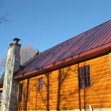 Burgundy Standing Seam Metal Roof