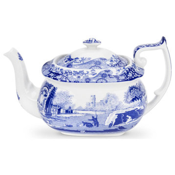Spode Blue Italian Teapot