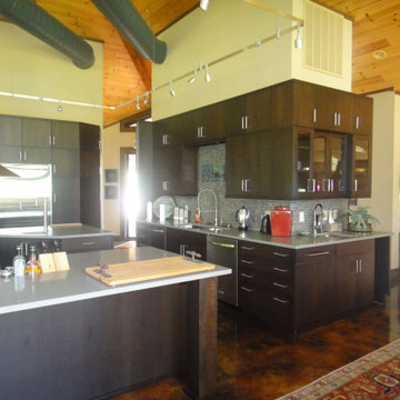 Timber Frame River House