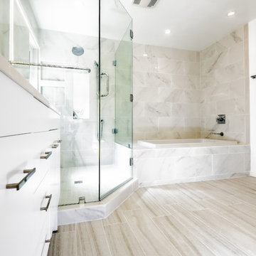 Bright Contemporary Master Bath
