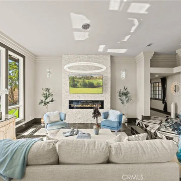 Luxurious Living Room with Panoramic Views