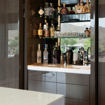 Bighorn Palm Desert luxury modern home wet bar