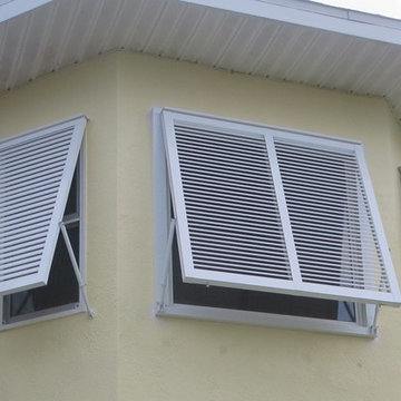 Cocoa Beach, FL - St. Lucia Decorative Aluminum Bahama Shutters