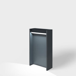 Slat 40 Poller LED Bollard - Path Lights
