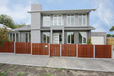 Photo of a contemporary exterior in Melbourne.