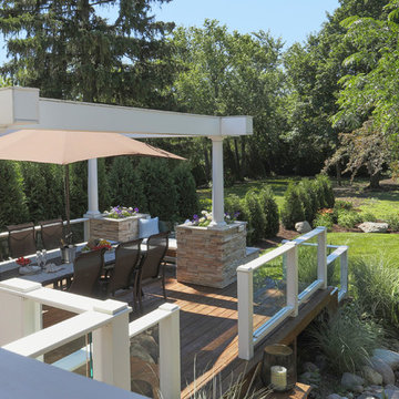 Elmhurst Multi-Level Deck with Outdoor Kitchen