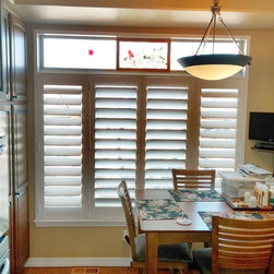 Cafe Shutters with Continuous  Frame - Interior Shutters