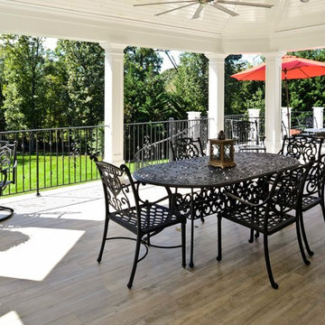 Exterior Remodel Turns Home Backyard into Gorgeous Retreat in Great Falls, Va