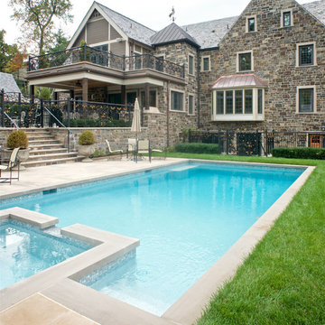 English Manor - Further Expansion, Pool, Cabana (Addition Renovation)