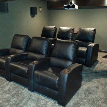 Contemporary Home Theater Seating